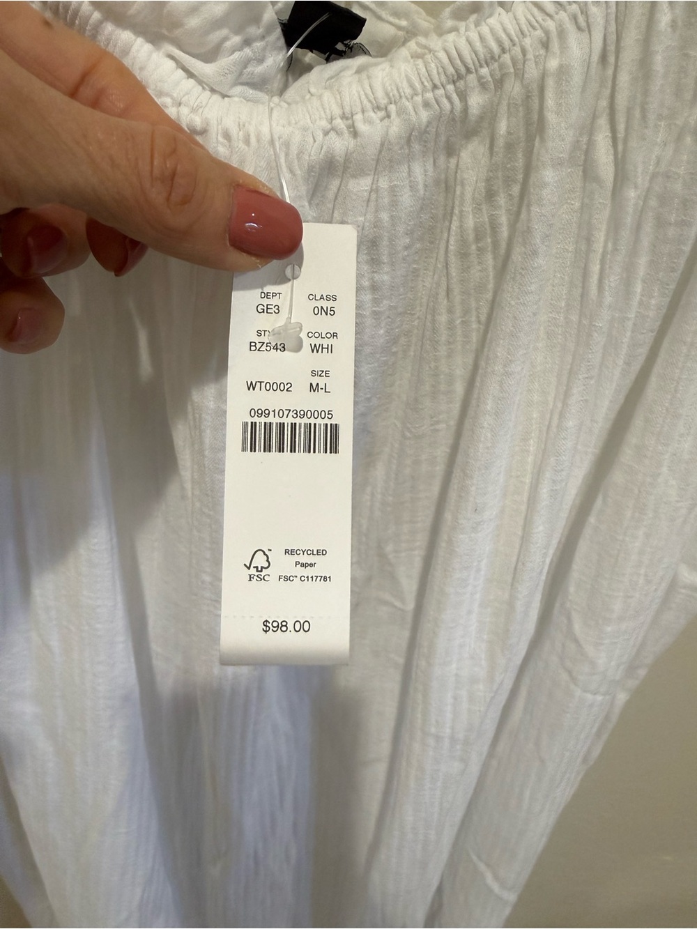 J. Crew White Ruffle-Trim Spaghetti Strap Coverup Dress - Picture 7 of 9